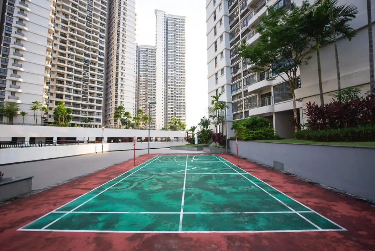 דירה ג'והור בהרו Comfy 3Br Apt In Danga Bay Free Parking Sea View