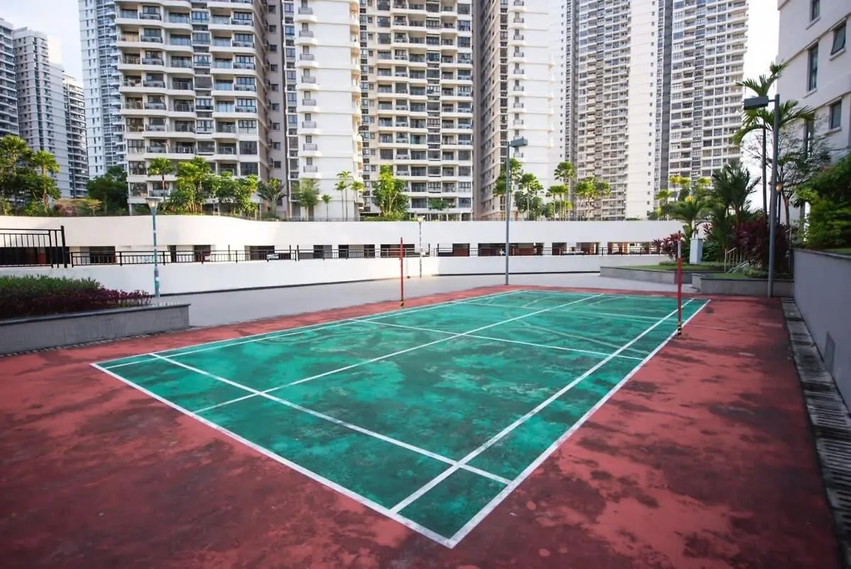 ג'והור בהרו Comfy 3Br Apt In Danga Bay Free Parking Sea View דירה