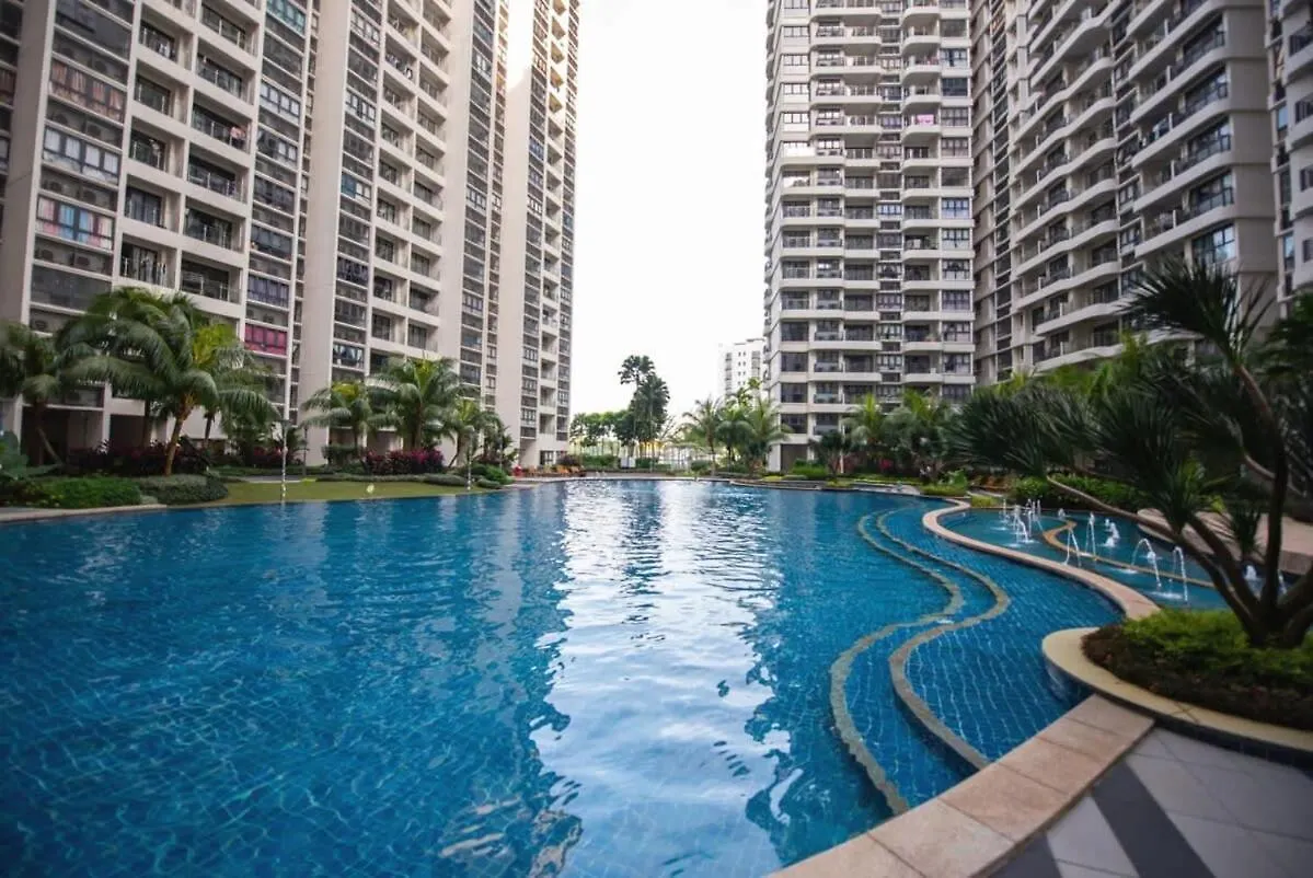 דירה ג'והור בהרו Comfy 3Br Apt In Danga Bay Free Parking Sea View